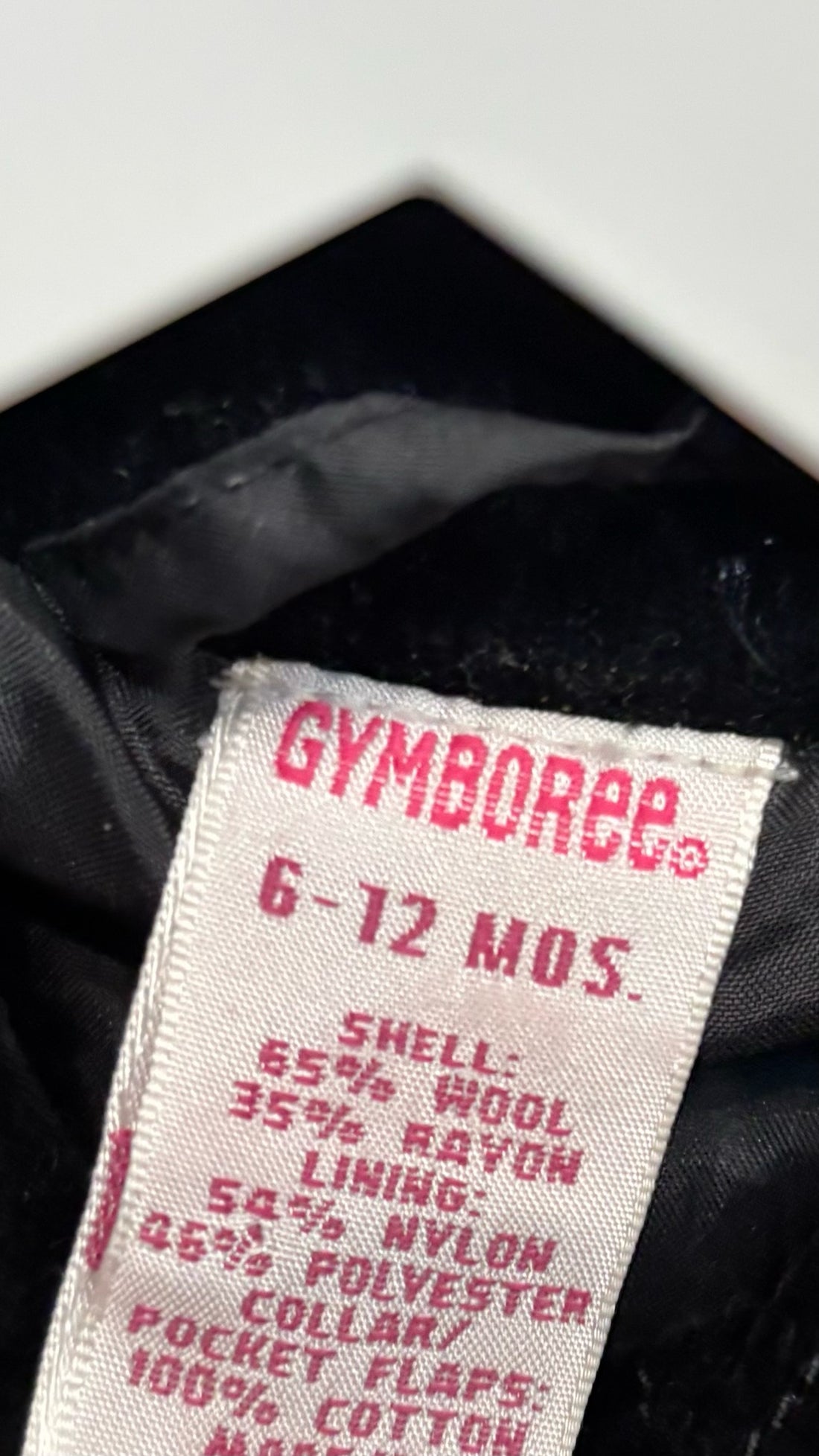 Gymboree Vintage Grey Wool Coat