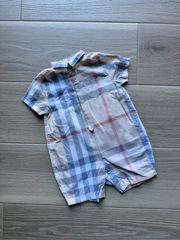 Burberry Plaid Romper