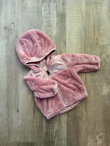 North Face Pink Fuzzy Jacket
