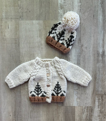 Huggalugs Knit Cardigan & Hat