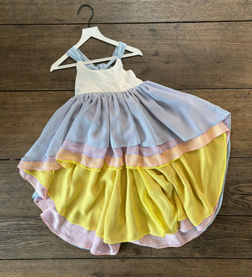 Pleiades Purple/Yellow Dress
