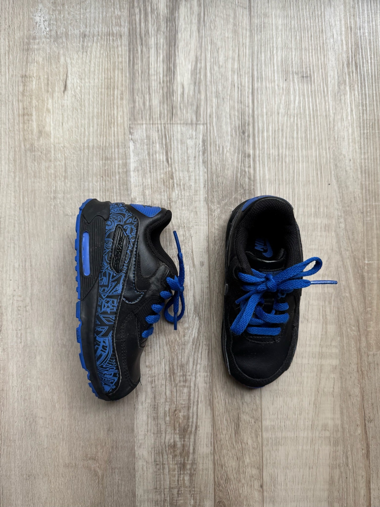 Nike Air Max Black & Blue Shoes
