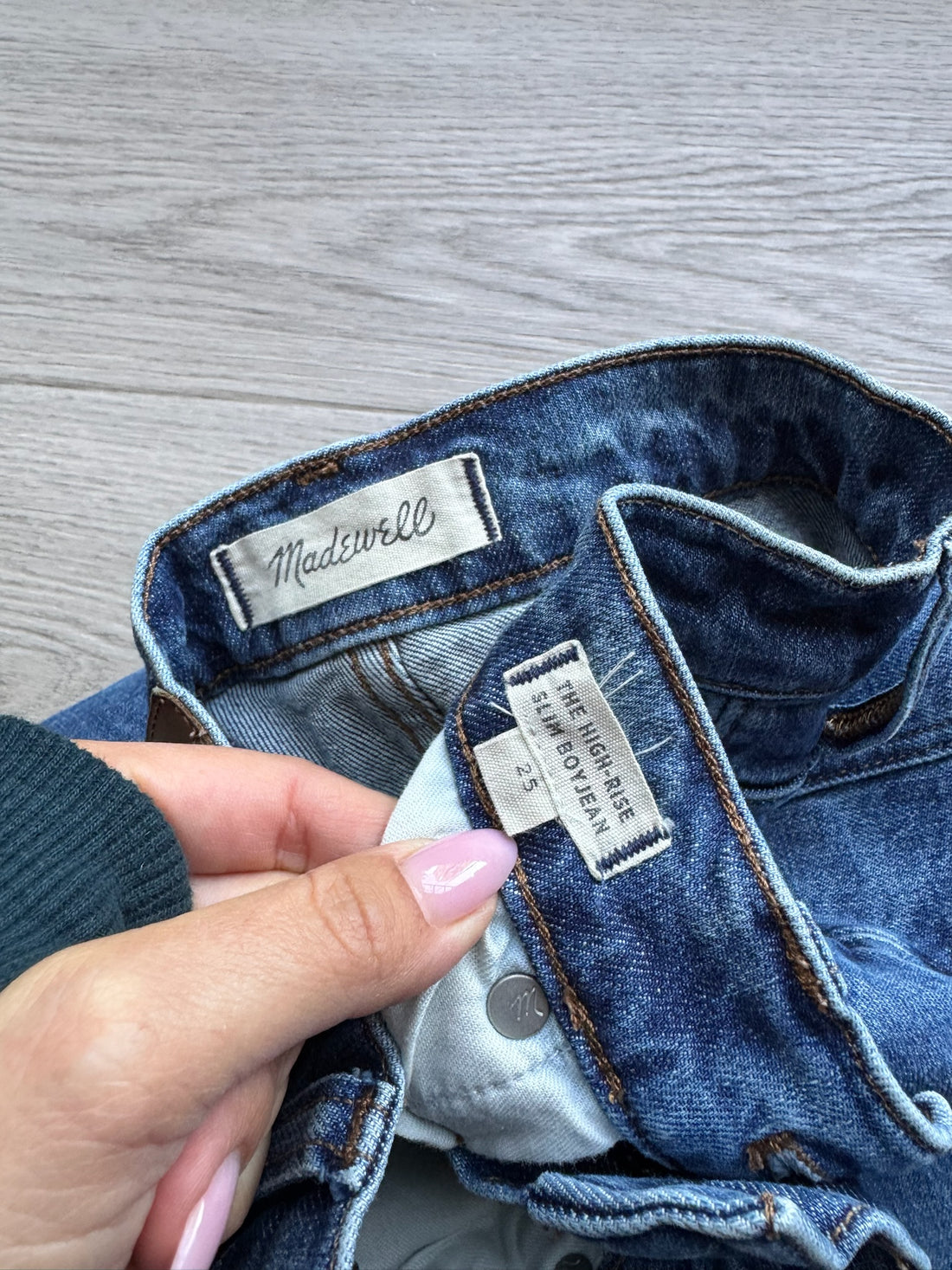Madewell High Rise Slim Boy Jeans