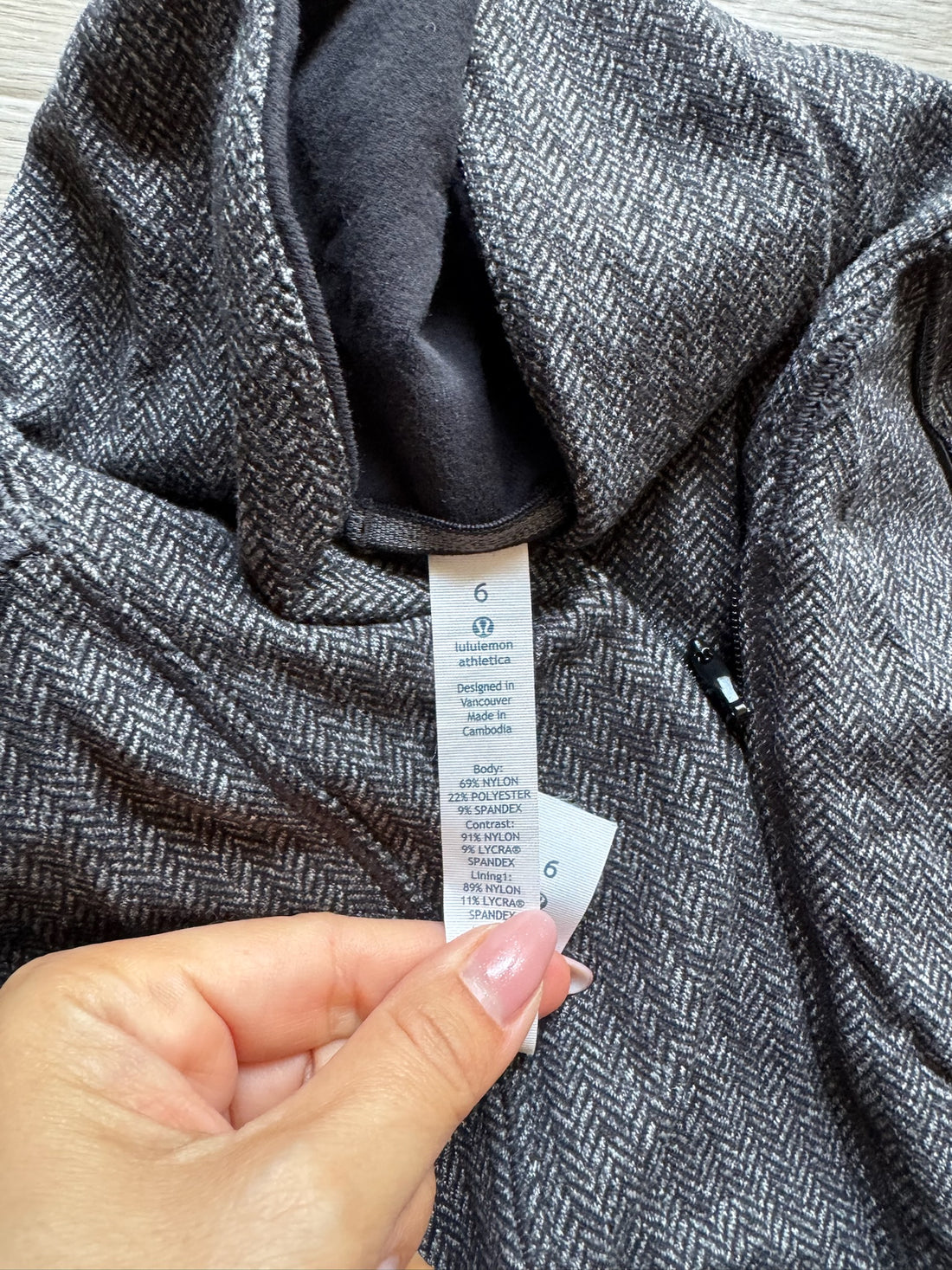 Lulu Grey Heathered Jacket