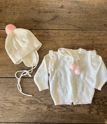 Vintage Cardigan & Bonnet
