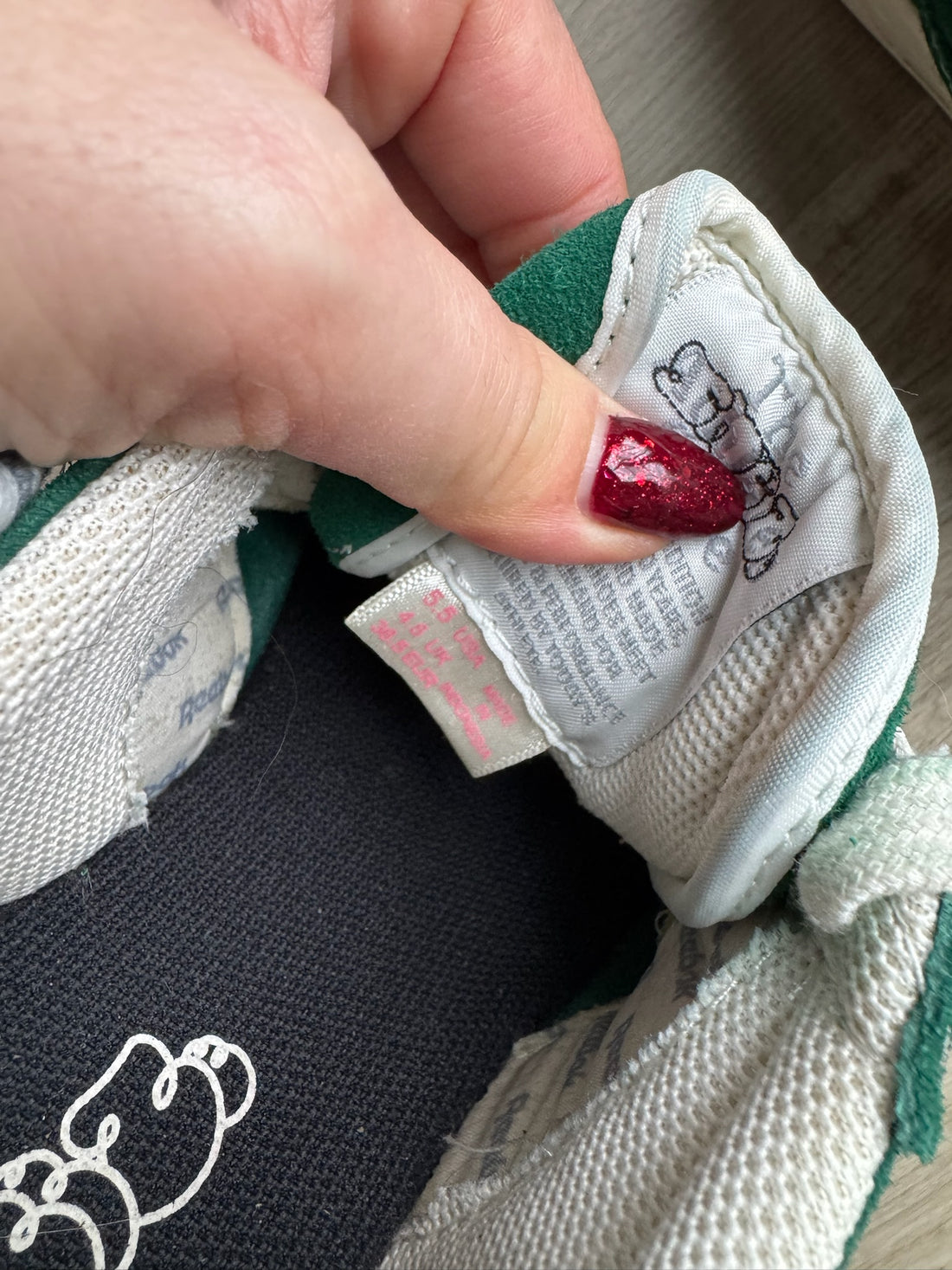 Reebok Green Shoes