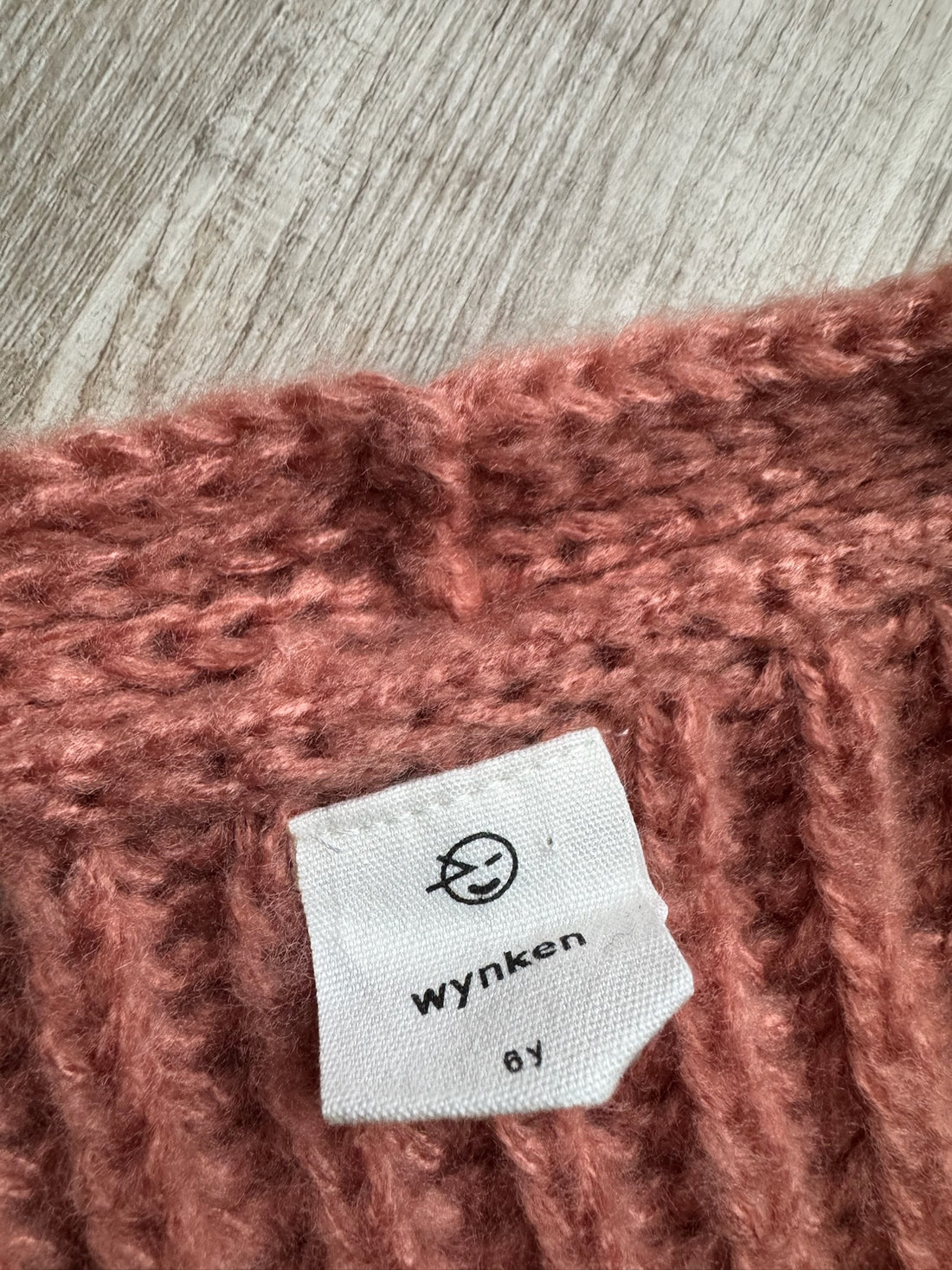 Wynken Rust Knit Cardigan