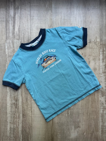 Janie & Jack Blue Boat Top