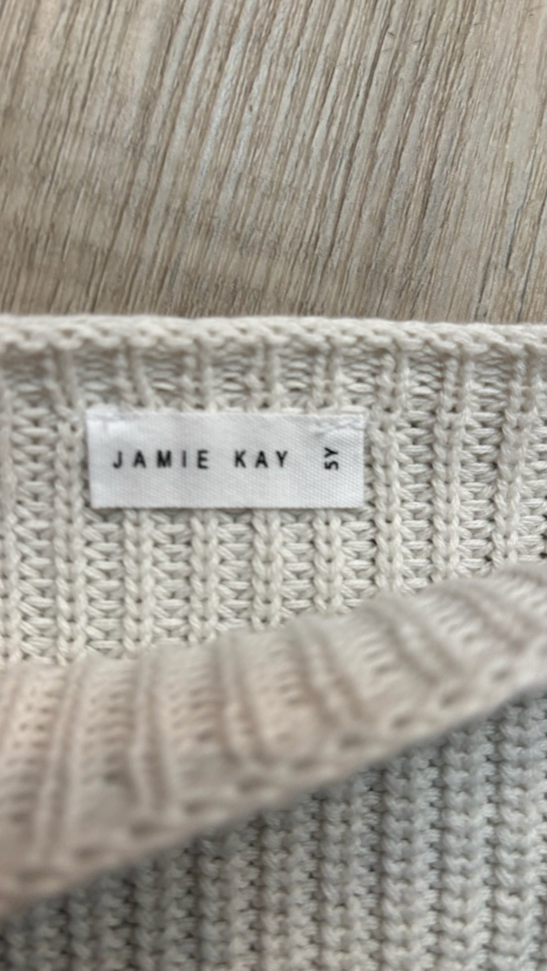 Jamie Kay White Knit Sweater