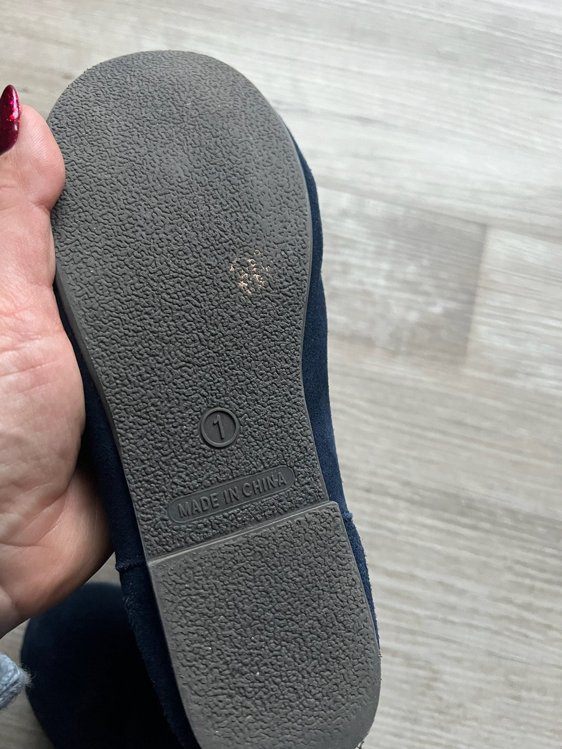 Gap Navy Leather Booties