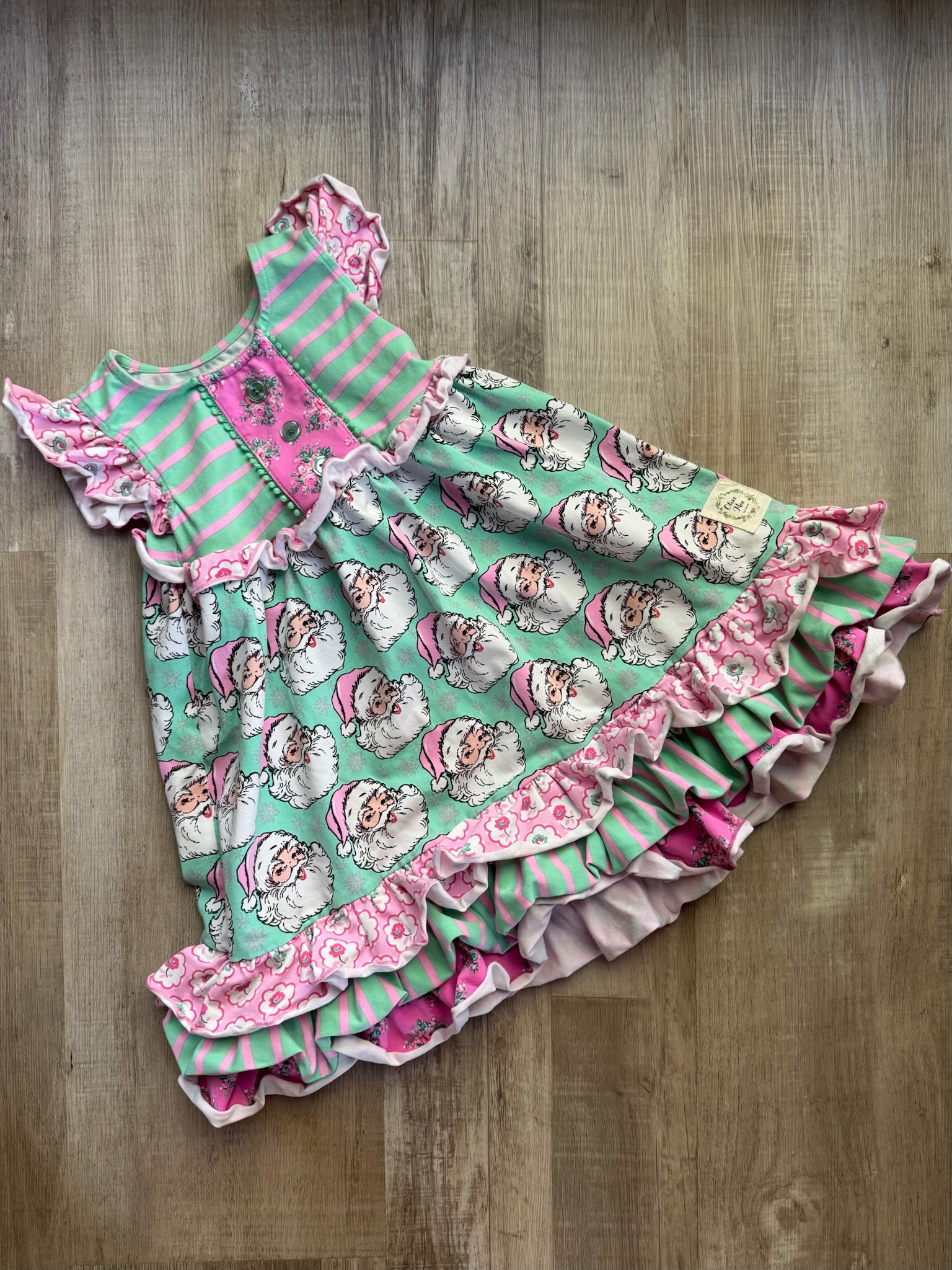 Olive Mae Santa Dress