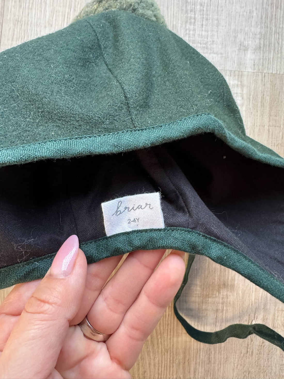 Briar Dark Green Bonnet - AS IS