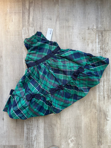 Janie & Jack Green Plaid Dress - NEW