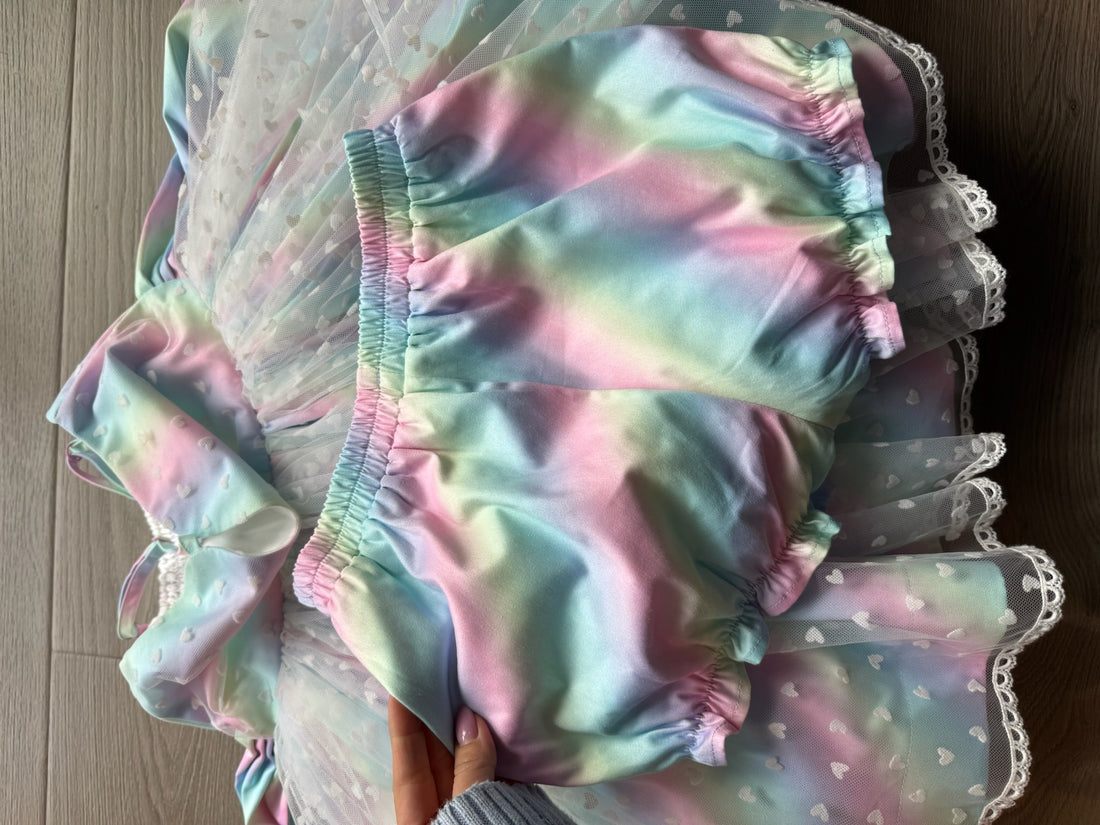 Wild Lilies Pastel Rainbow Dress