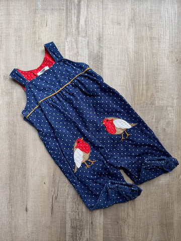 Boden Navy Bird Romper
