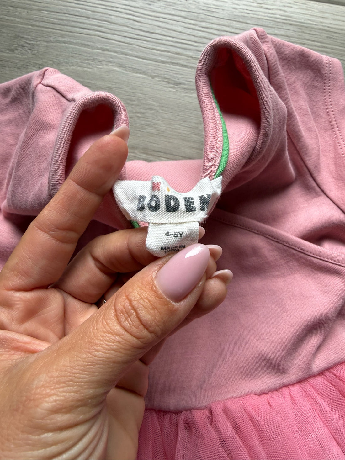 Boden Pink Tulle Guinea Dress ￼