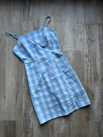 BP Blue Plaid Dress - W