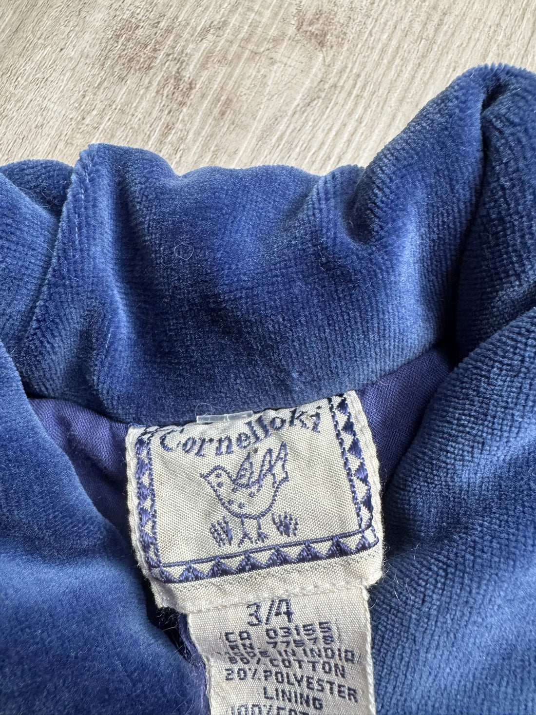 Cornelloki Vintage Blue Jacket
