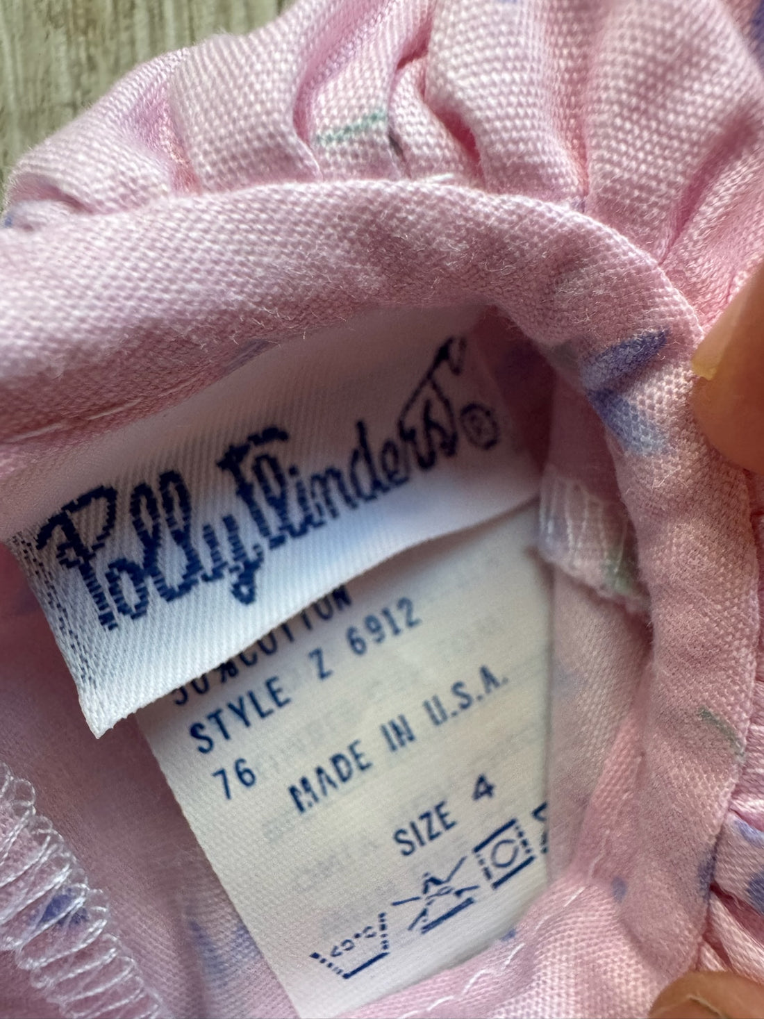Polly Flinders Pink Vintage Dress