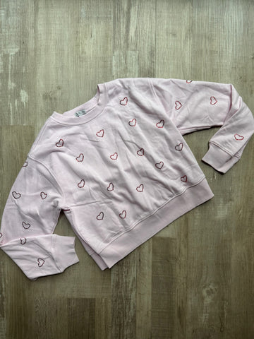 CrewCuts Heart Pullover