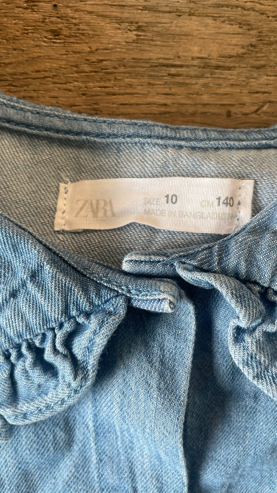 Zara Chambray Blouse