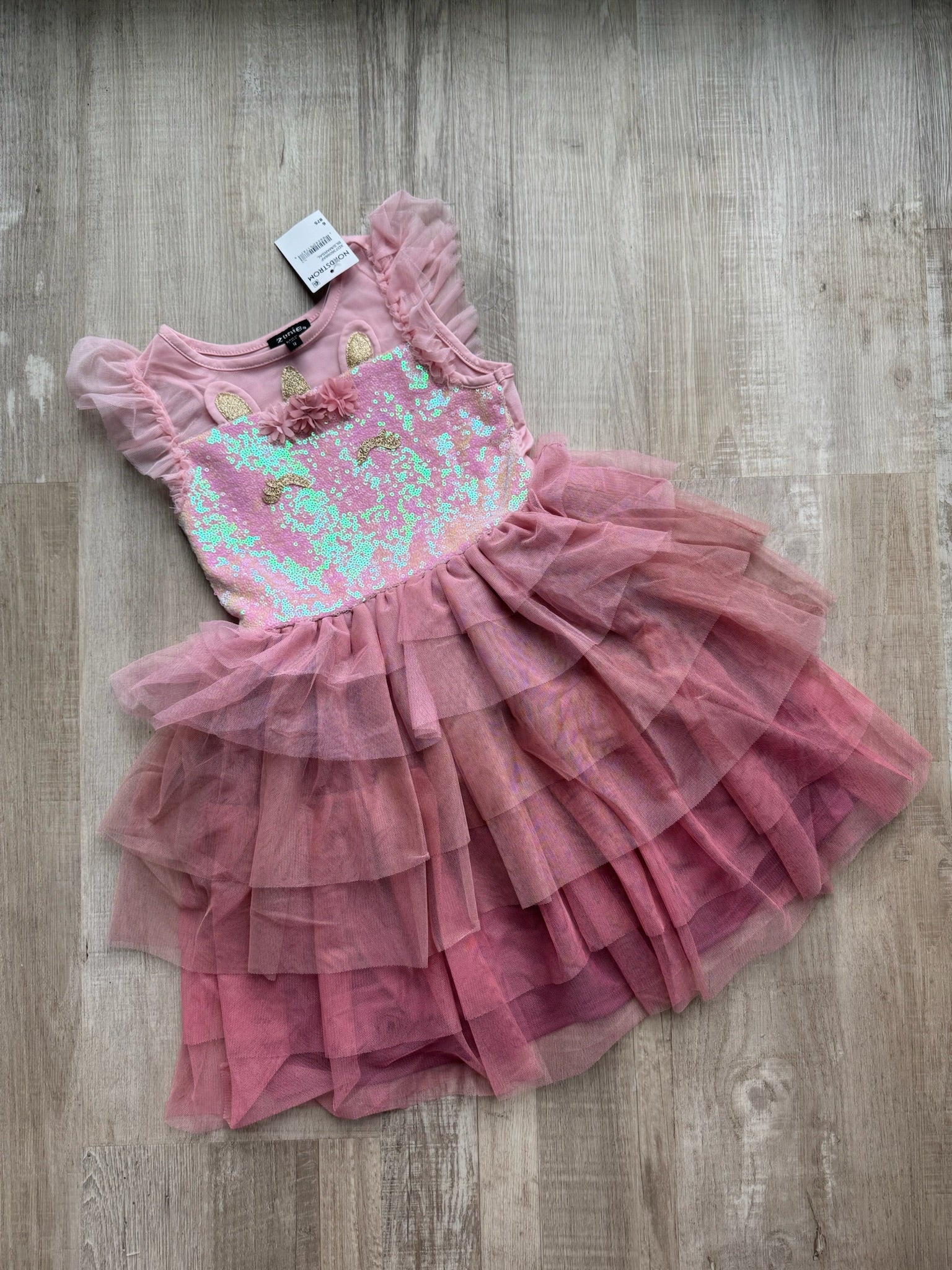 Zunie Pink Tulle Dress - NEW