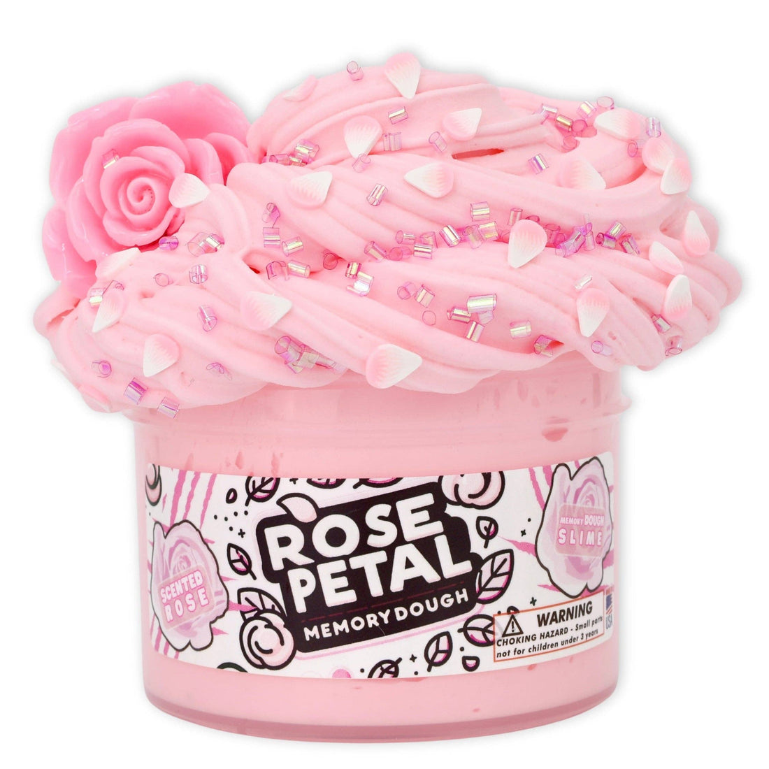 Rose Petal memoryDough - Butter Textured Slime