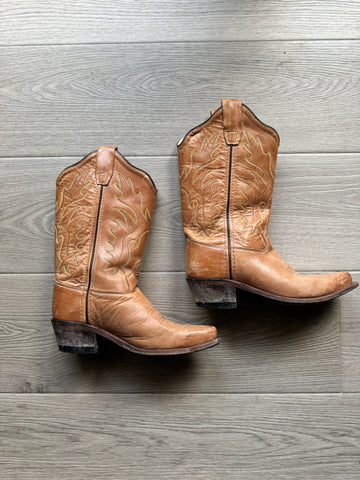 Old West Brown Boots