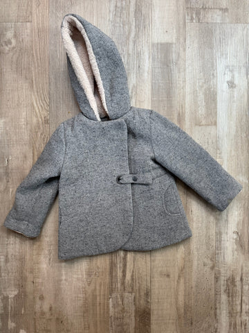 Zara Grey Wool Coat