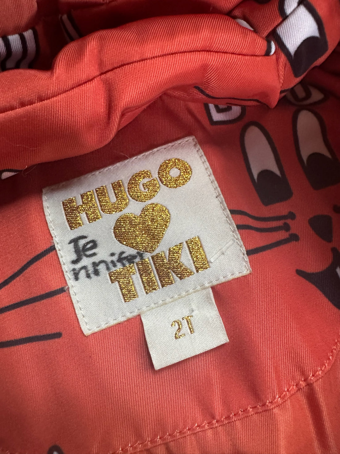 Hugo Loves Tiki Orange Coat