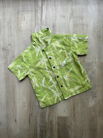 Janie & Jack Green Button Down