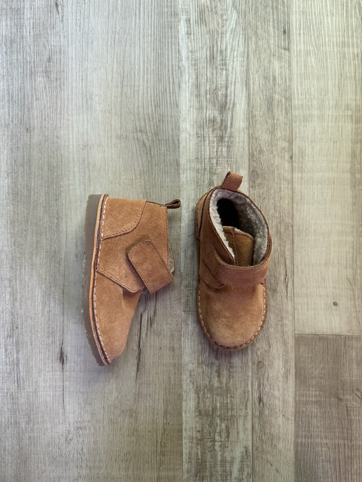 Zara Brown Leather Booties