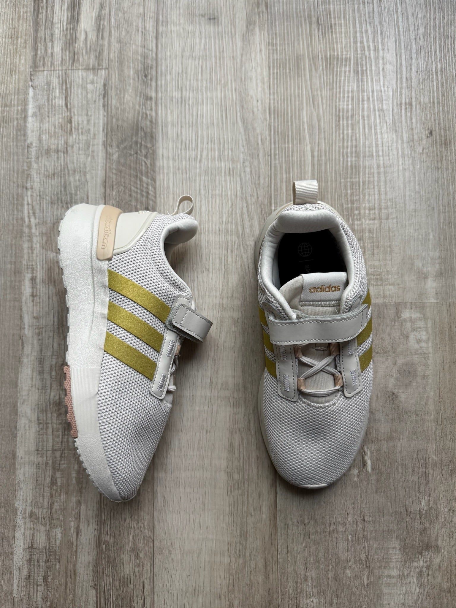 Adidas White w/ Gold