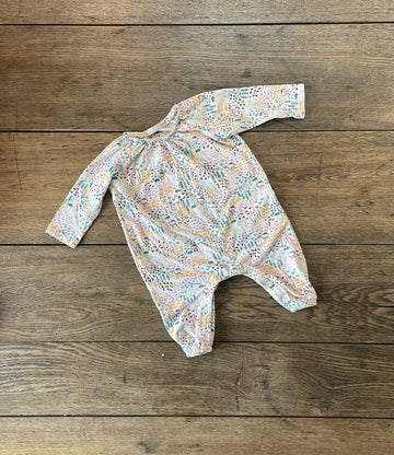 Tea Collection Floral Hello Kitty Romper