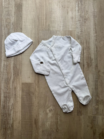 Ralph Lauren White Sleeper Set