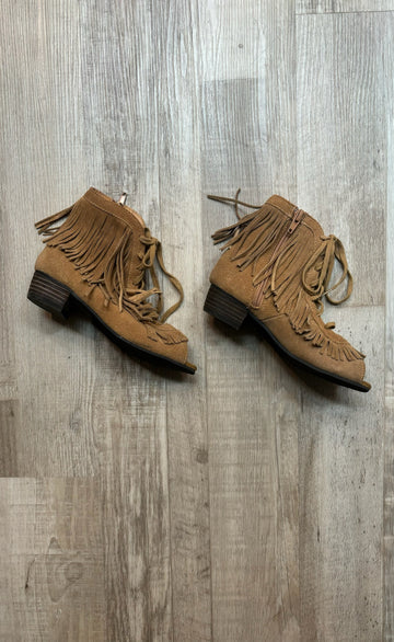 Joyfolie Fringe Booties