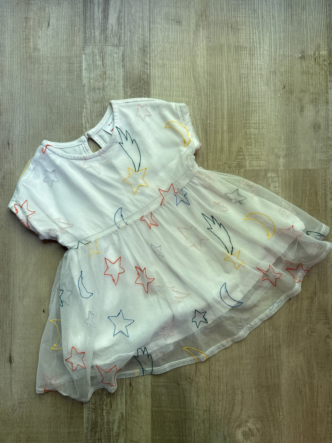 Hanna Andersson White Star Tulle Dress