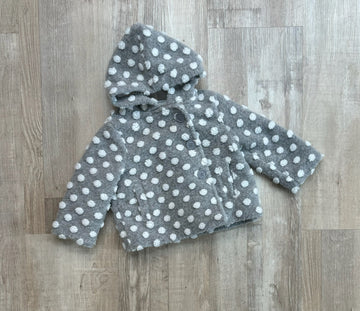 Jessica Simpson Grey Polka Dot Jacket