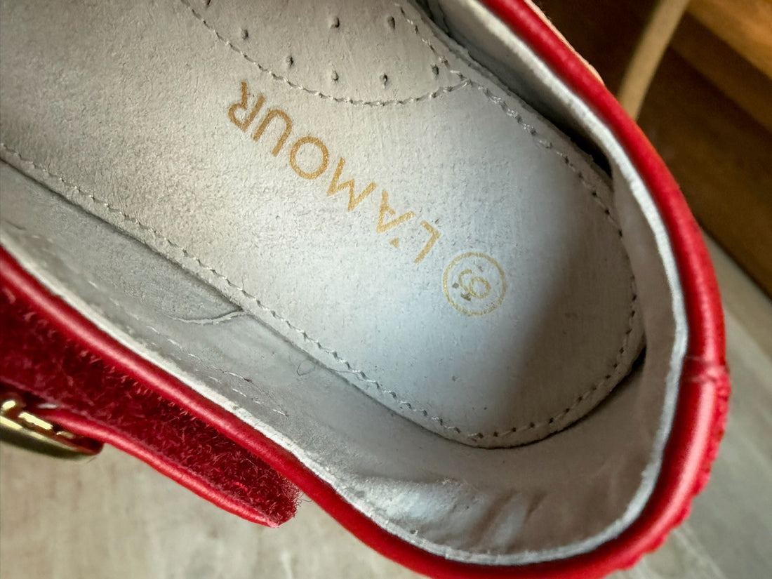 LAmour Red Mary Janes