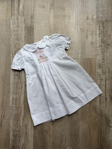 Carriage Baby White Dress