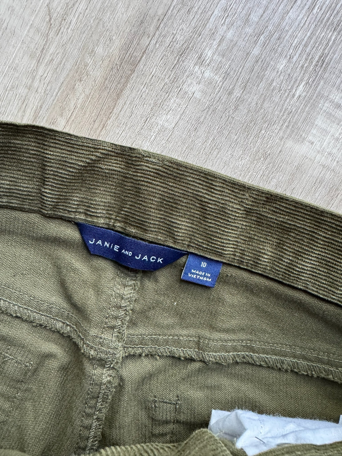 Janie & Jack Olive Cord Pants