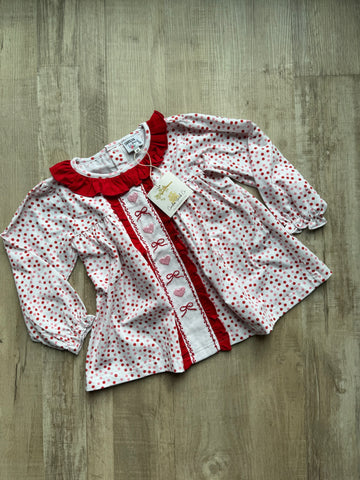 Carolina Smock Co Polka Dot Top - NEW