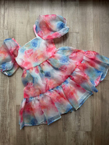 Iris & Ivy Puff Sleeve Dress - NEW