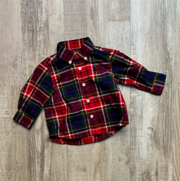 Ralph Lauren Red Plaid Button Down