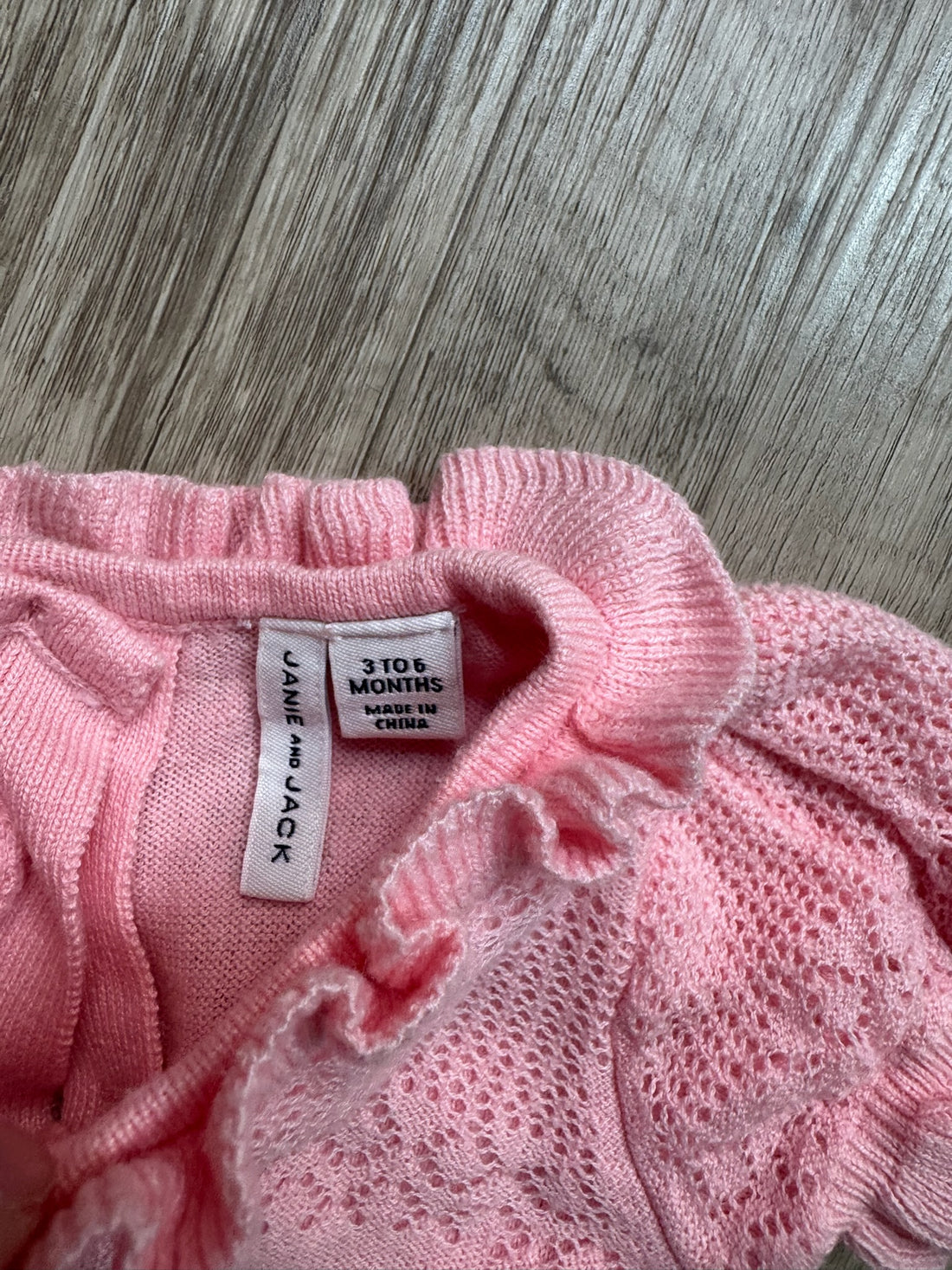 Janie & Jack Pink Knit Dress