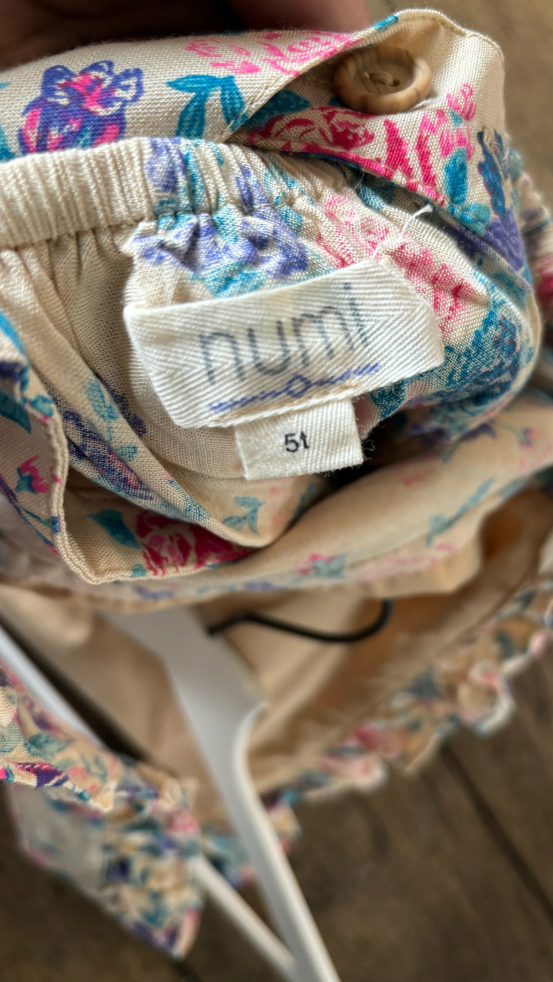 Numi Pinkl/Blue Roses Pinafore