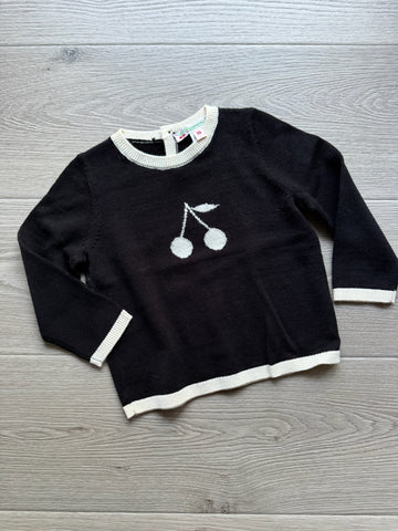 Bonpoint Black Cherry Sweater
