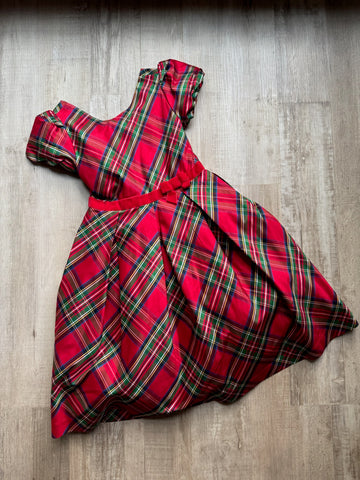 Janie & Jack Red Plaid Dress