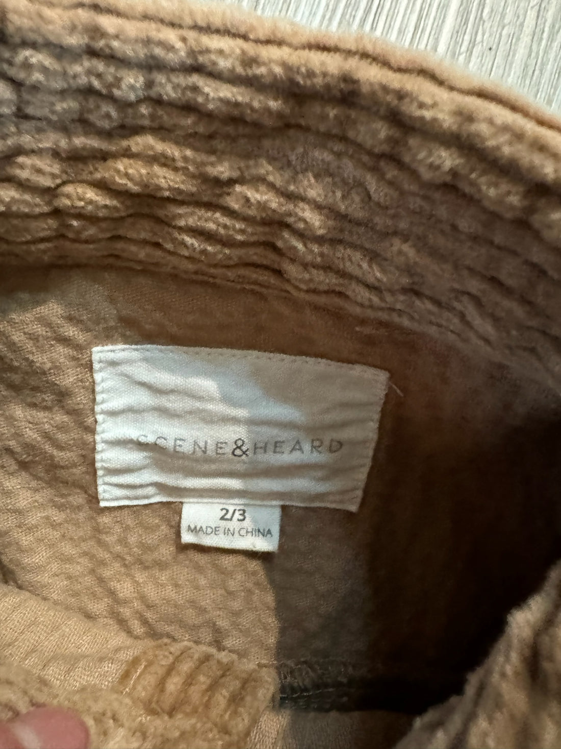 Scene & Heard Brown Cord Jacket