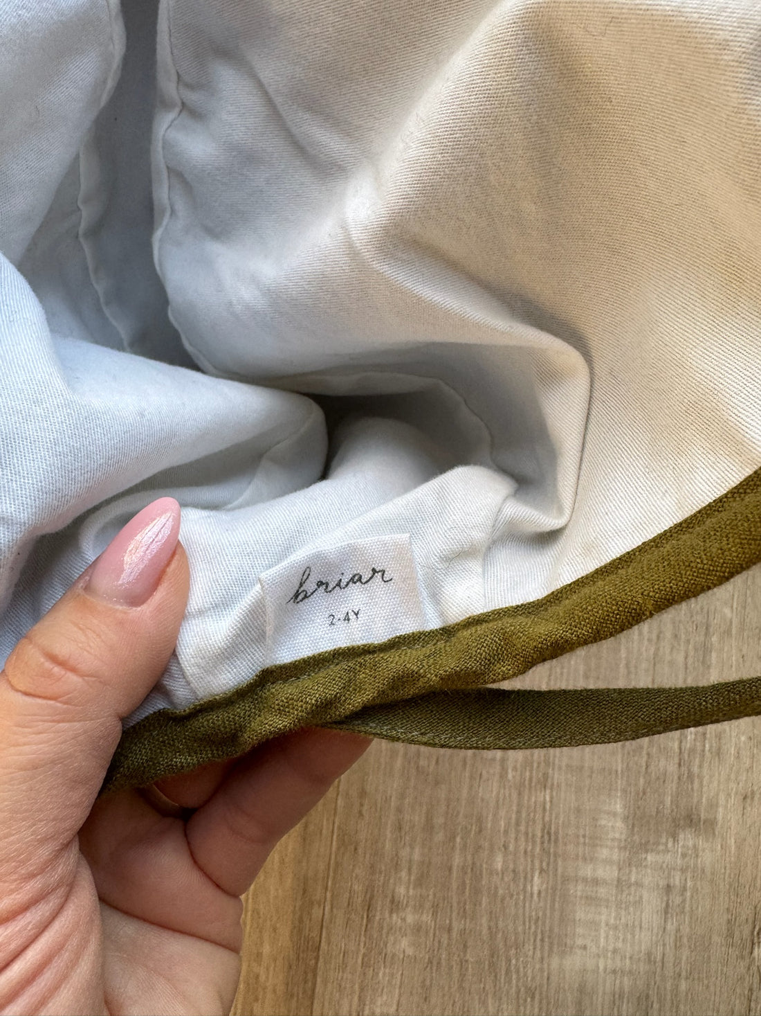 Briar Olive Wool Bonnet